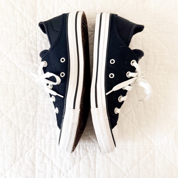 Converse Chuck Taylor All Star Crush Heel Sneakers Black 8 - Picture 3 of 8